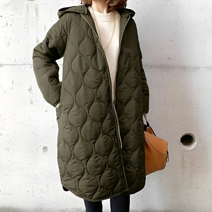 Parka d'hiver pratique à capuche moderne