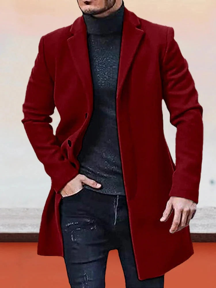 Veste élégante pour homme, coupe slim