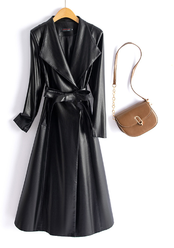 Veste en cuir femme élégante Durable Écologique