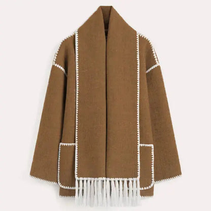 Veste élégante pour femme style col châle