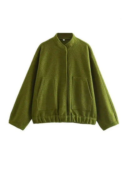 Veste teddy oversize moderne minimaliste