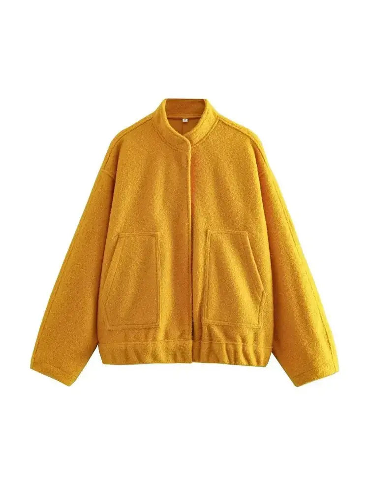 Veste teddy oversize moderne minimaliste