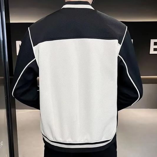 Motorrad Lederjacke Varsity Style - IdealeKleiden