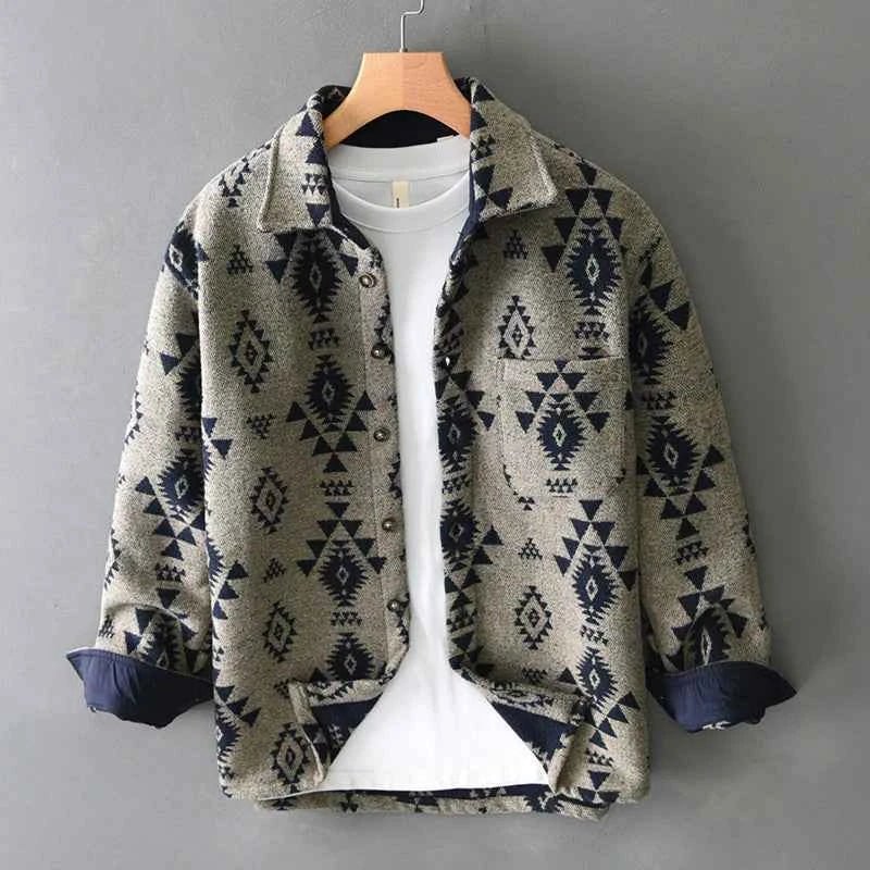 Stilvolle Jacquard-Jacke Modern Design - IdealeKleiden
