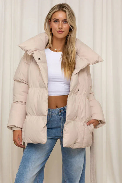 Veste d'hiver chaudement rembourrée