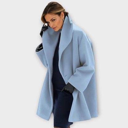 Cape chaud en laine pour femme