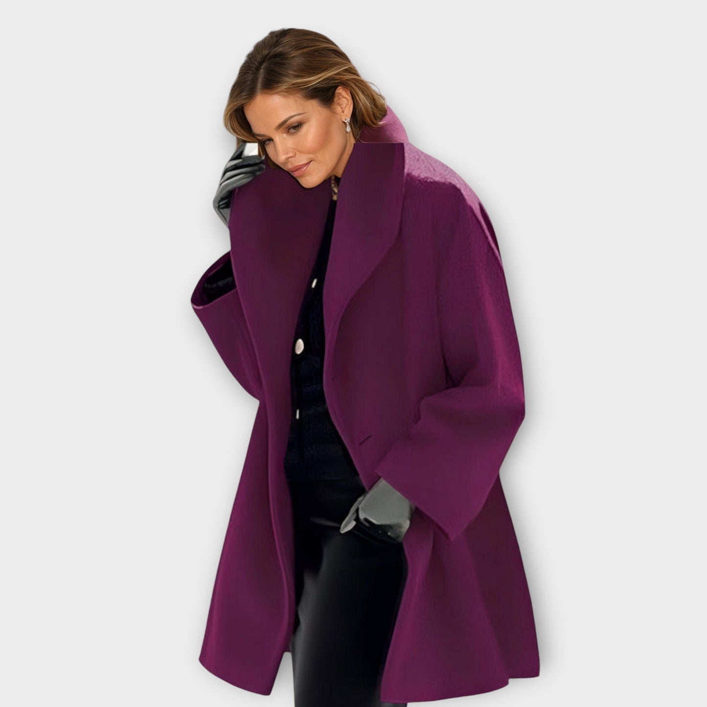 Élégante veste pour femme en laine mérinos