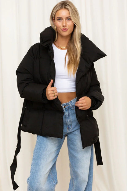 Veste d'hiver chaudement rembourrée