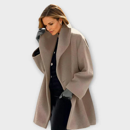 Veste en laine de luxe coupe-vent pour femme