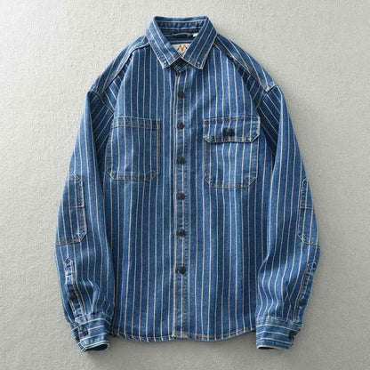 Chemise en jean homme style moderne