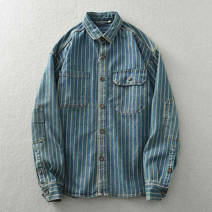 Herren Jeans Shirt Modern Style - IdealeKleiden