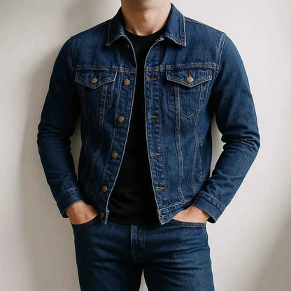 Veste en jean homme coupe slim moderne