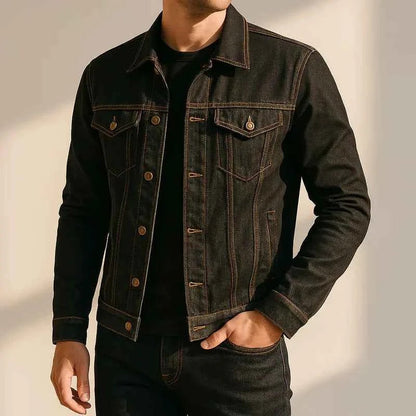 Veste en jean homme coupe slim moderne