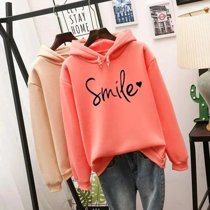 Sweat à capuche femme Amour Smile Design