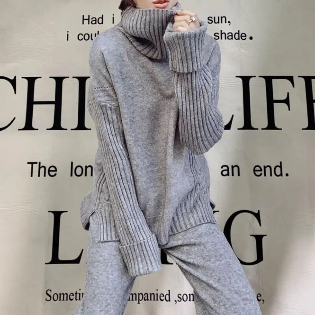 Robe Pull Femme Chaude & Élégante