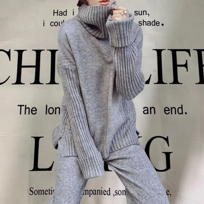 Robe Pull Femme Chaude & Élégante