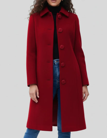 Trench-coat d'hiver pratique pour femme