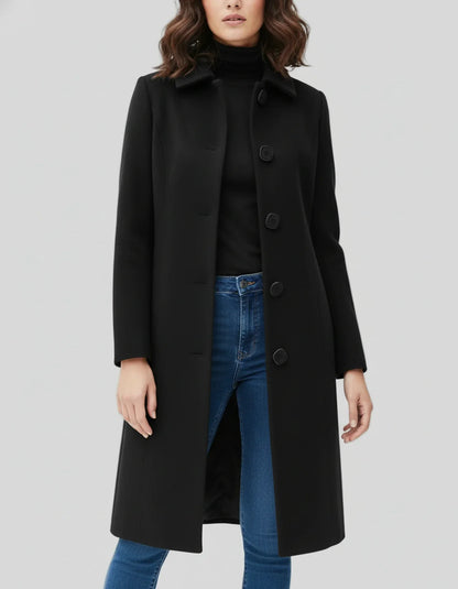 Trench-coat d'hiver pratique pour femme