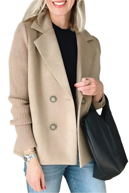 Blazer élégant en laine végétalienne pour femme