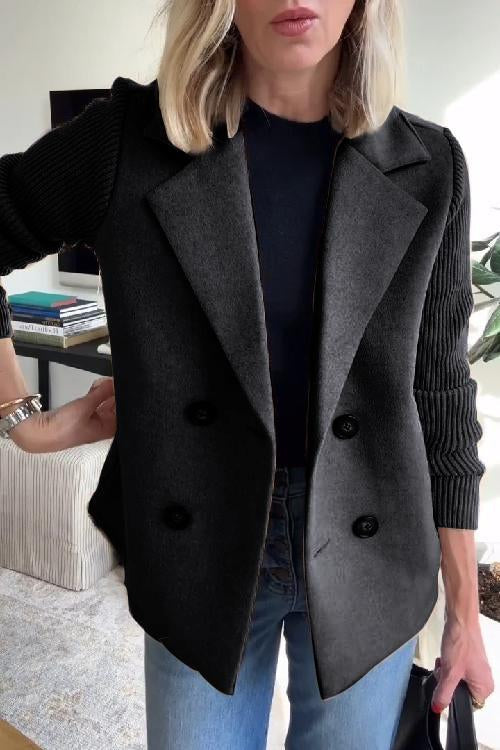 Blazer élégant en maille pour femme