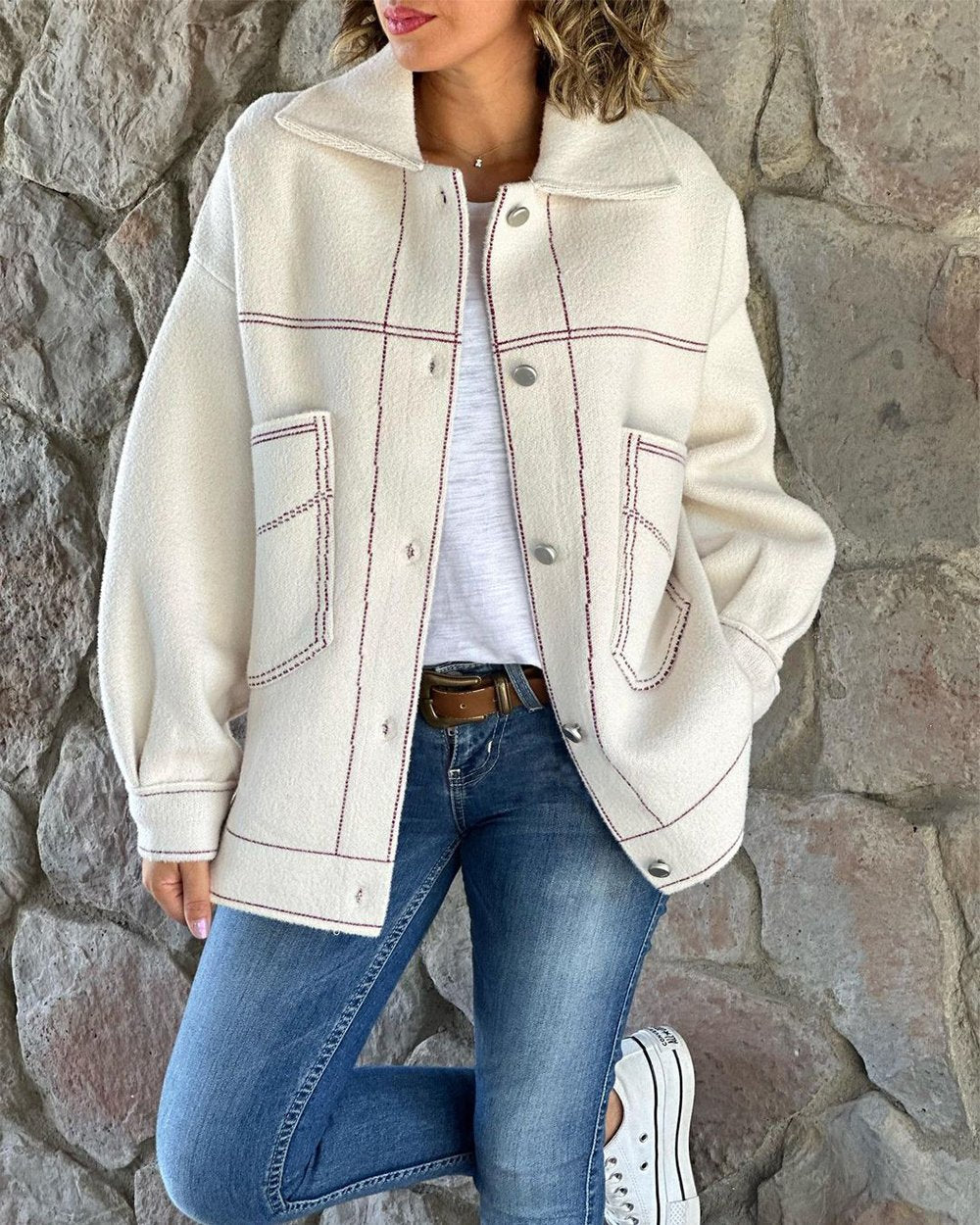 Stylische Winterjacke Damen Modern - IdealeKleiden