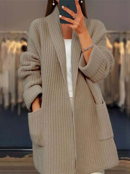 Gilet chic col V avec poches
