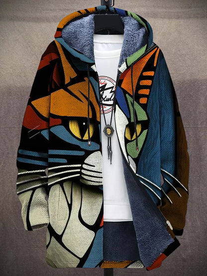 Manteau femme élégant au design coloré