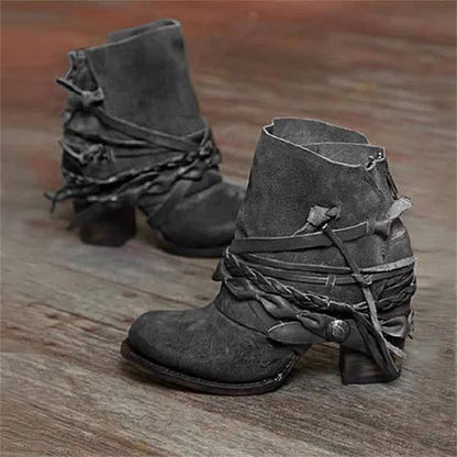 Bottes de vendange élégantes noires