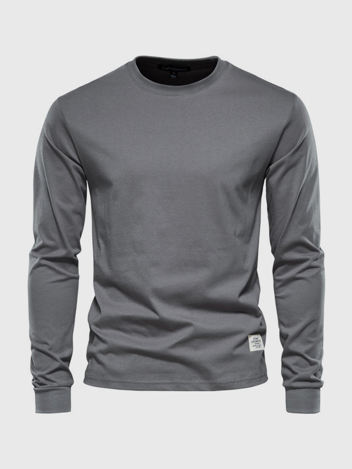 Chemise homme confortable, manches longues, coton
