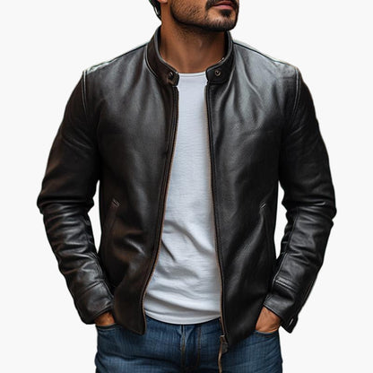 Veste homme Slim Fit col montant moderne