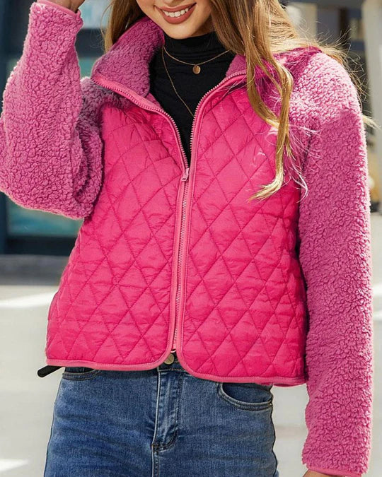 Veste polaire douce zippée pour femme