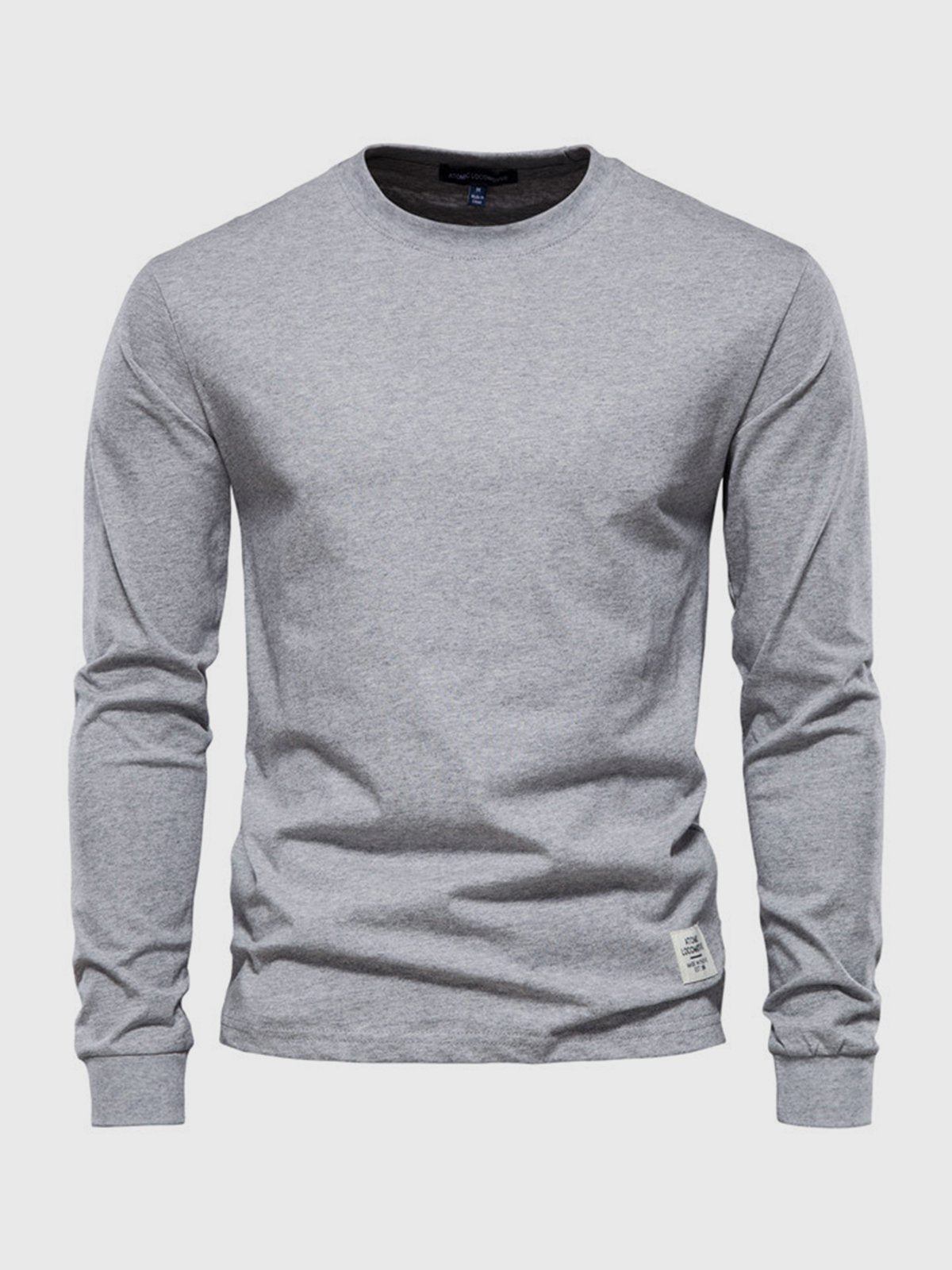 Chemise homme confortable, manches longues, coton
