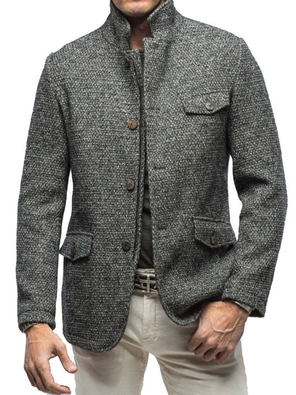 Blazer moderne avec fermeture éclair et poches