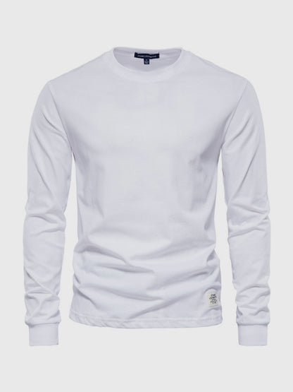 Chemise homme confortable, manches longues, coton
