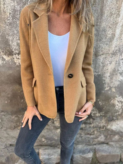 Veste à revers élégante pour femme