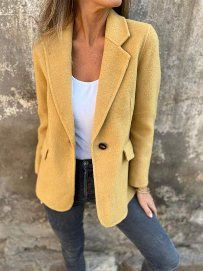 Veste à revers élégante pour femme
