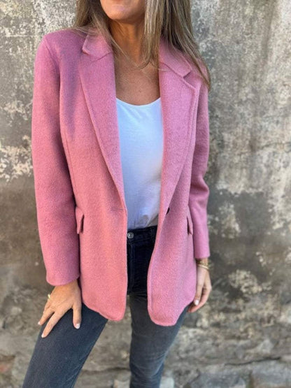 Veste à revers élégante pour femme