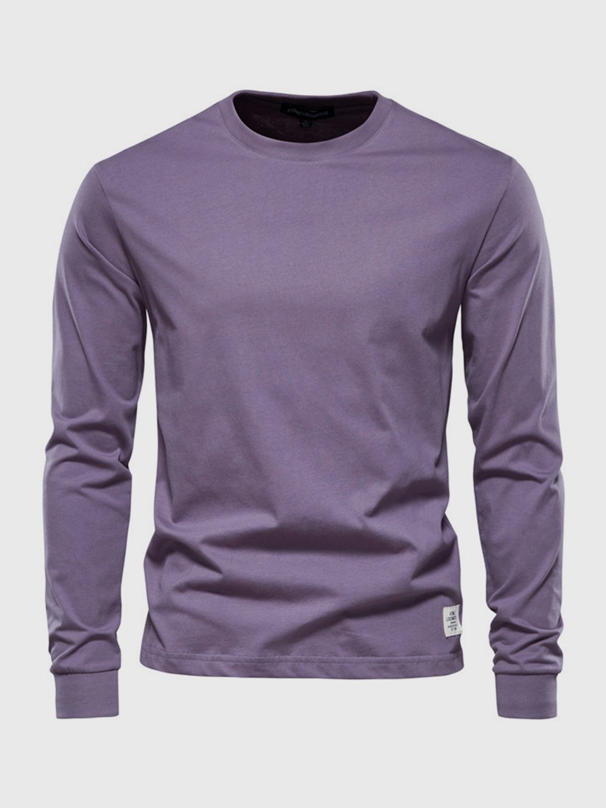 Chemise homme confortable, manches longues, coton