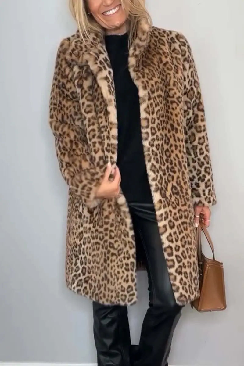 Warme Kunstfelljacke Winter - IdealeKleiden