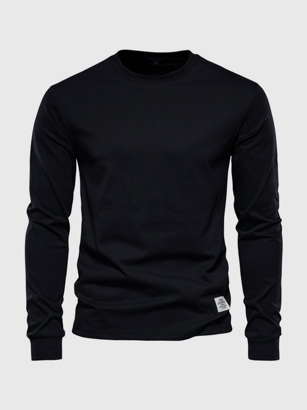 Chemise homme confortable, manches longues, coton