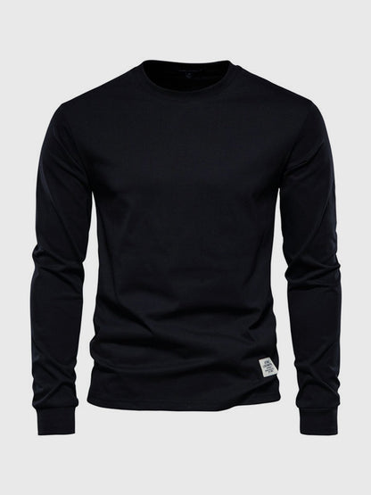 Chemise homme confortable, manches longues, coton