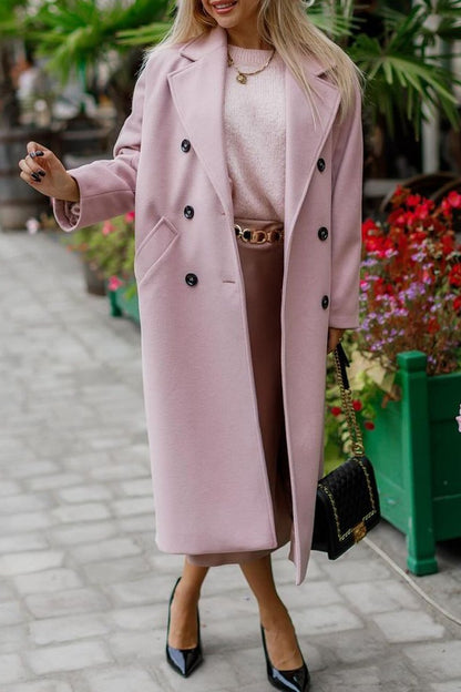 Veste longue pour femme Coupe moderne Design classique
