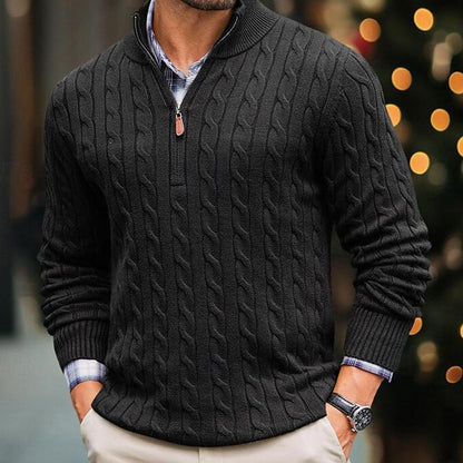 Pull torsadé classique Doux Chaud Moderne