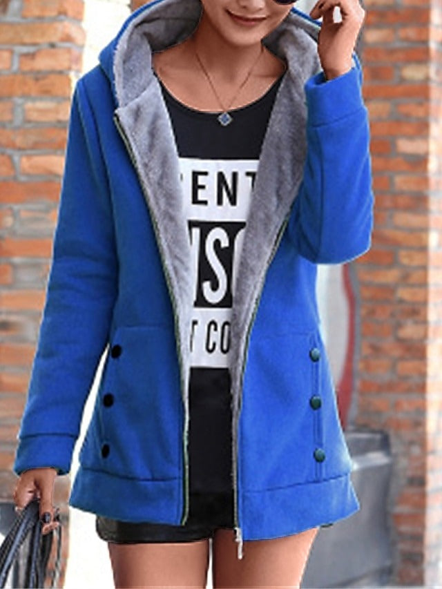 Robe d'hiver chaude Manteau coupe-vent
