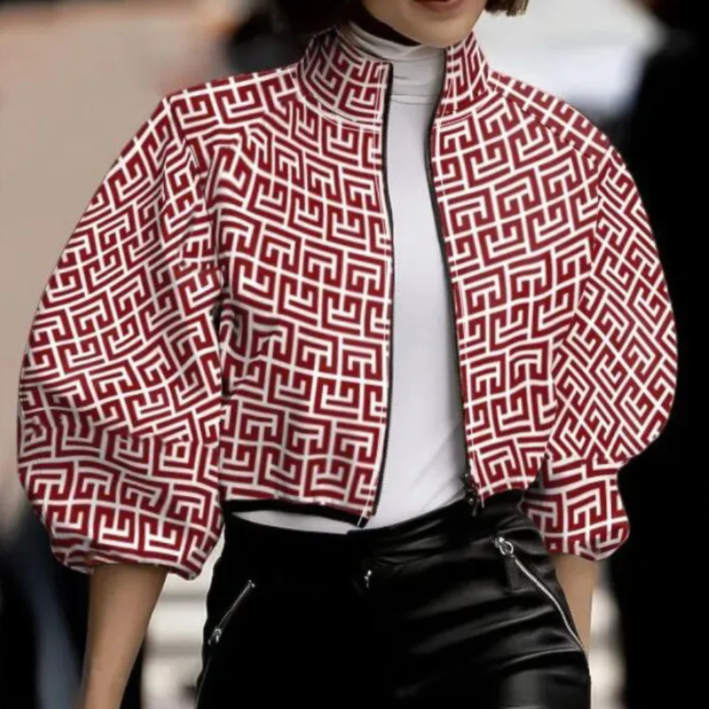 Veste courte automne tendance pour femme