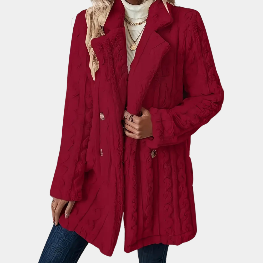 Élégante veste d'hiver pour femme légère et chaude