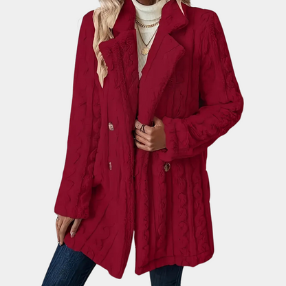 Élégante veste d'hiver pour femme légère et chaude