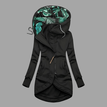 Doudoune d'hiver noire robuste pour femmes