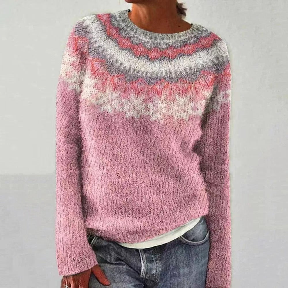 Pull de Noël femme motif renne festif