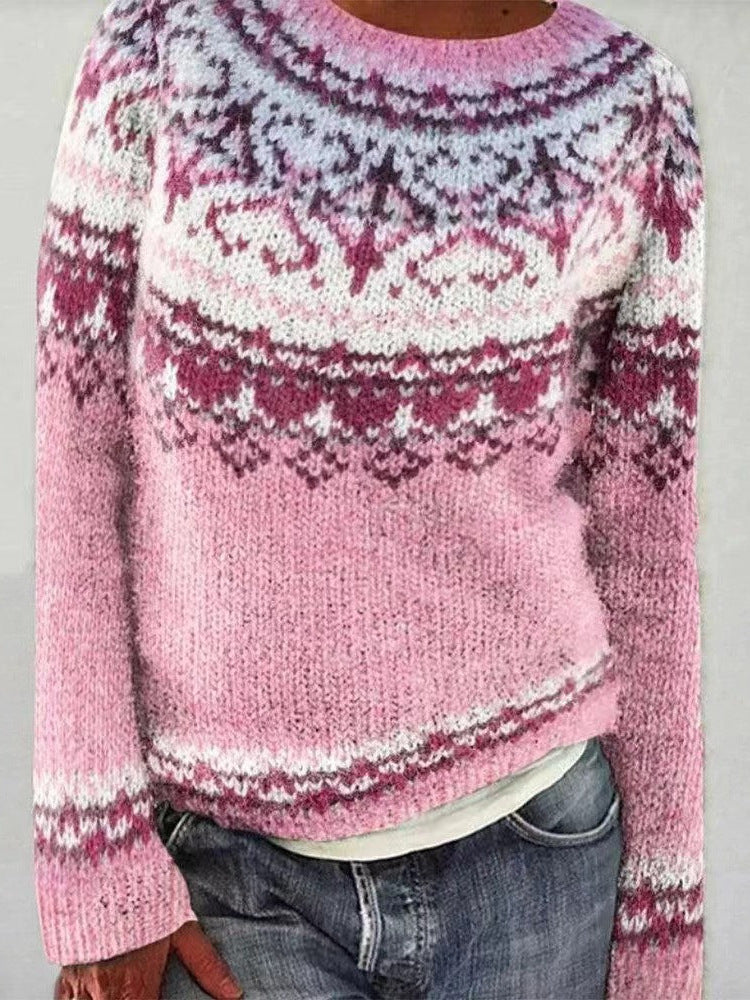 Pull de Noël femme motif renne festif